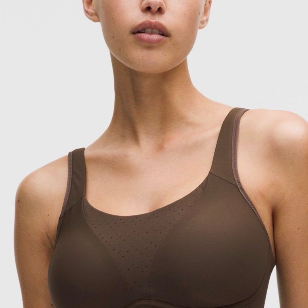 lululemon “Run Time” Brown Sports Bra